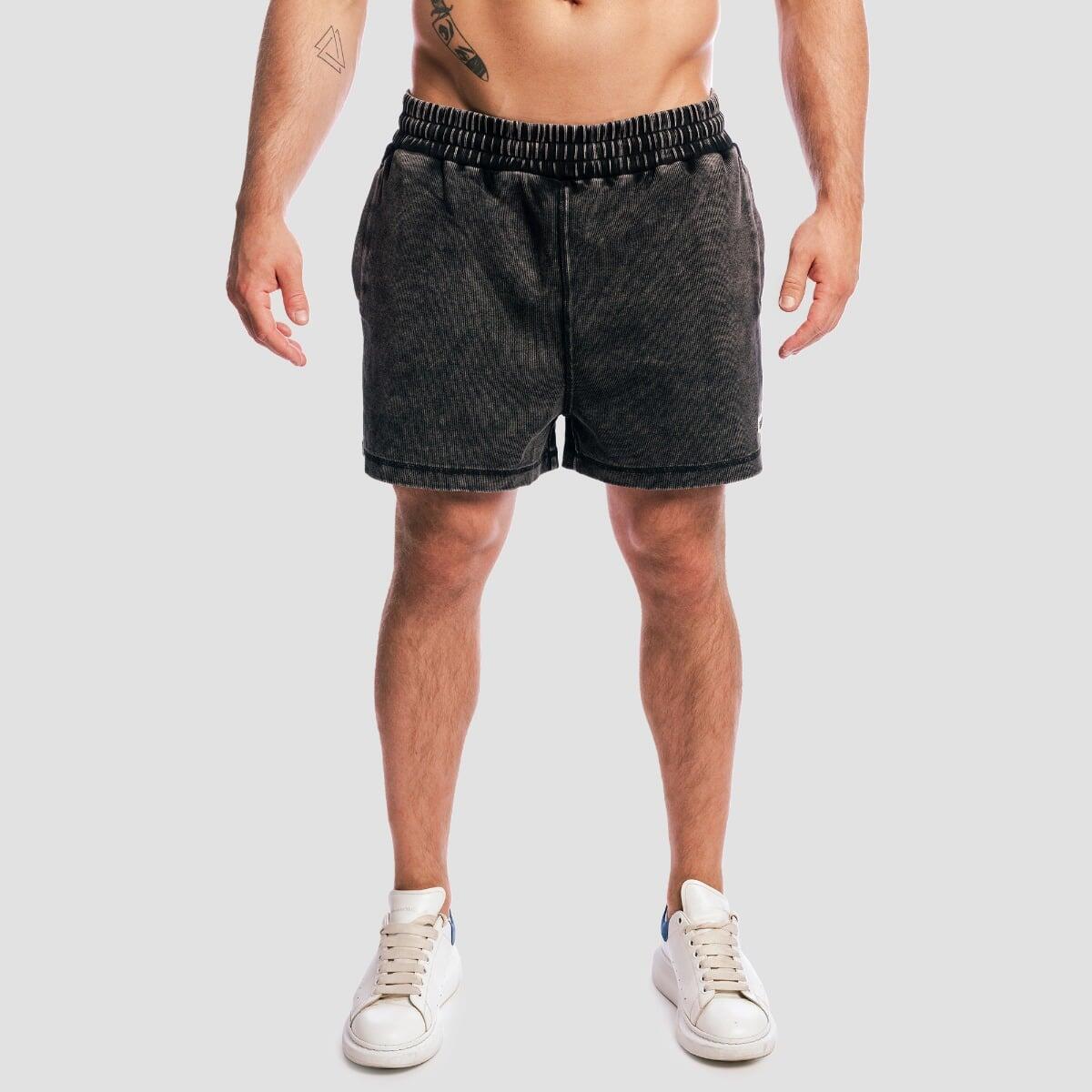Szorty męskie fitness oversize Aura Washed