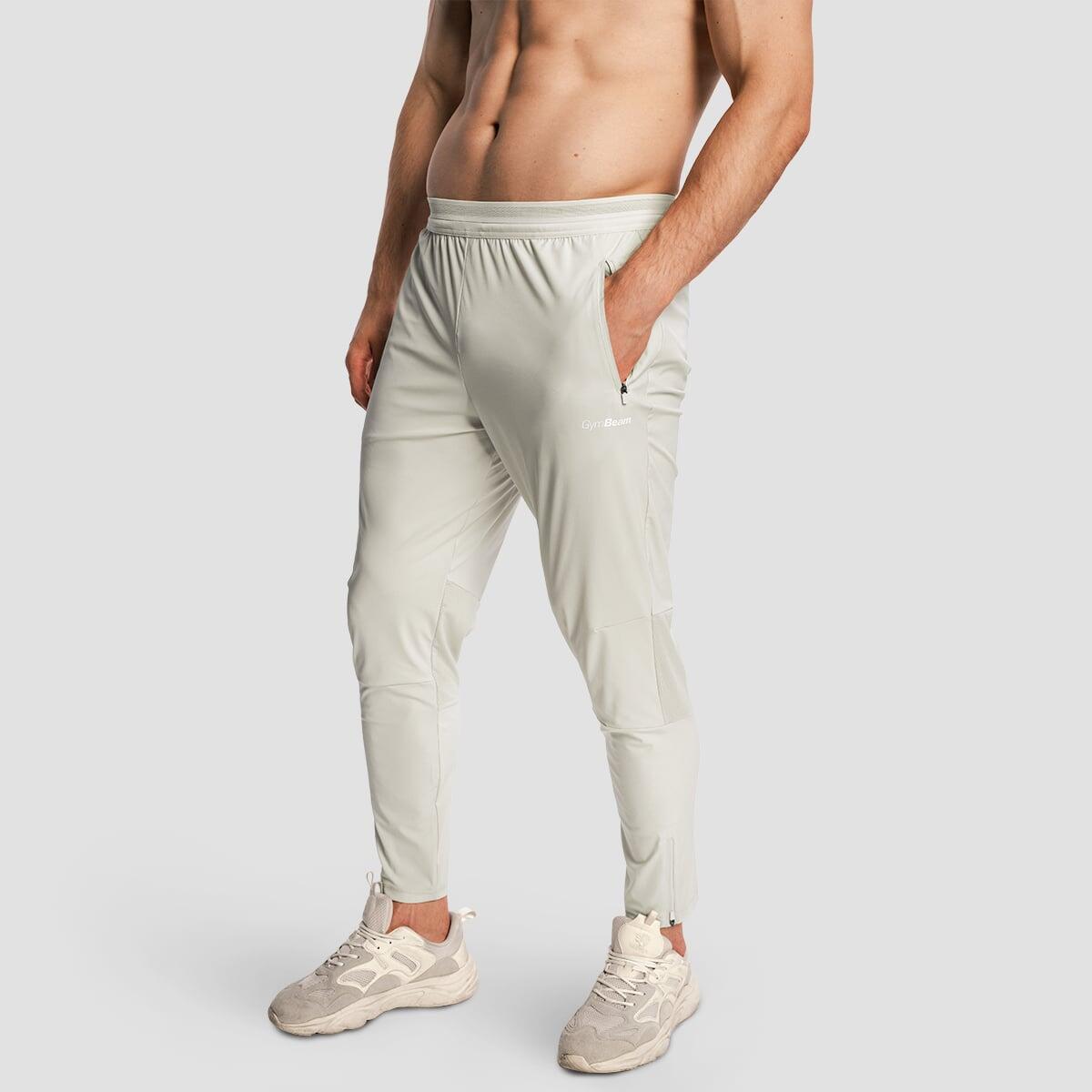 Pantaloni uomo running con zip grigi Pulse X 4/7