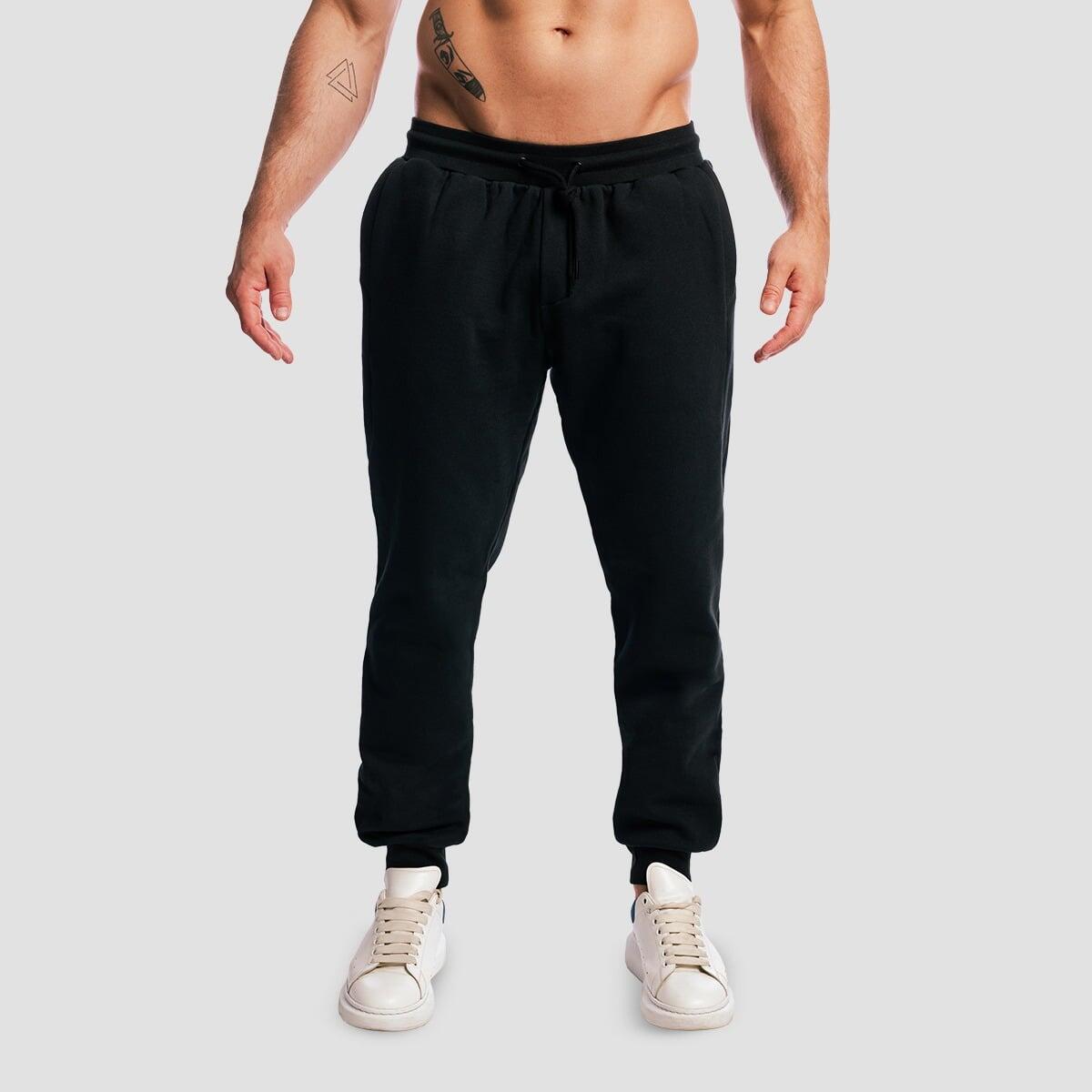 Spodnie dresowe męskie fitness oversize Base