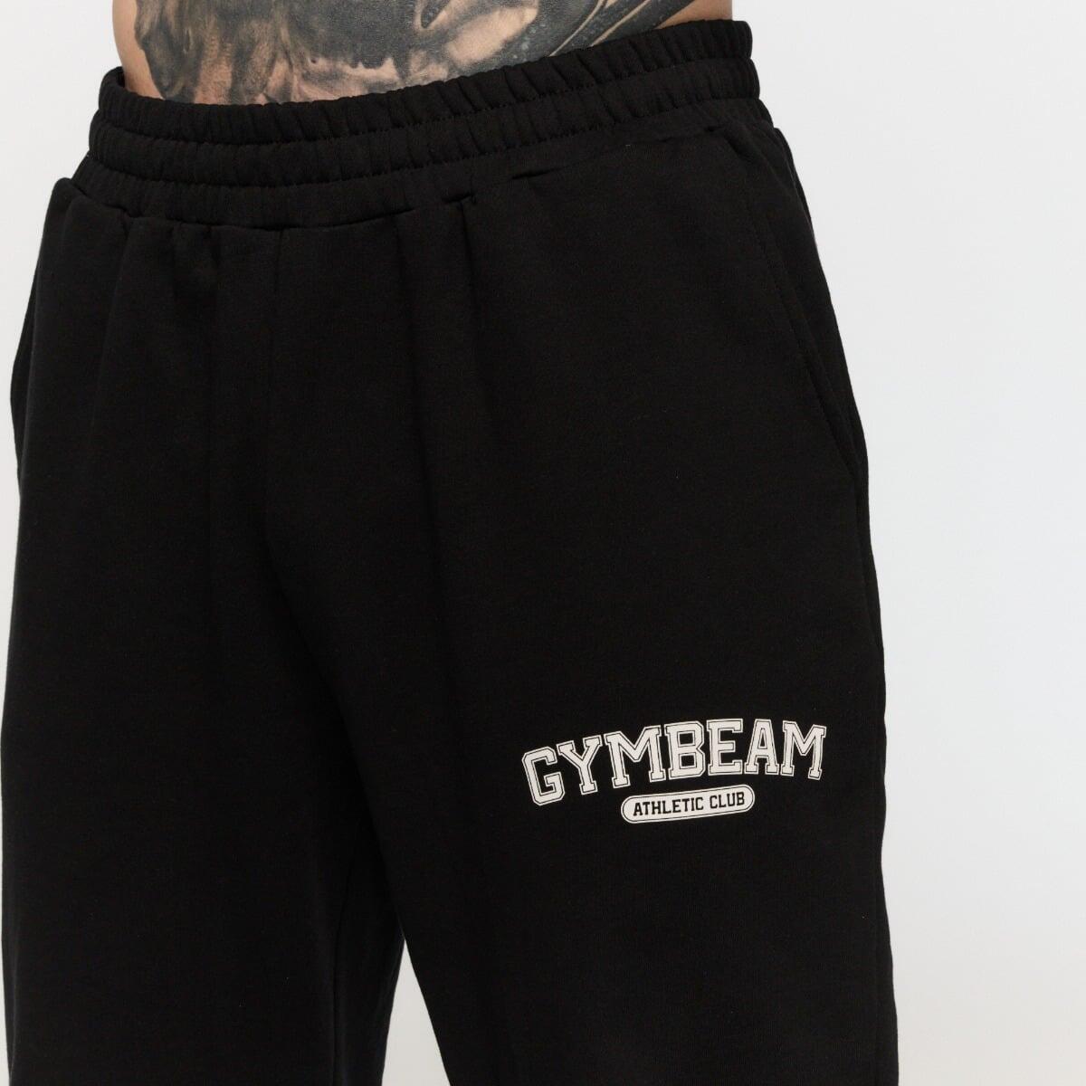 Pantaloni uomo oversize pesanti neri Varsity 3/5