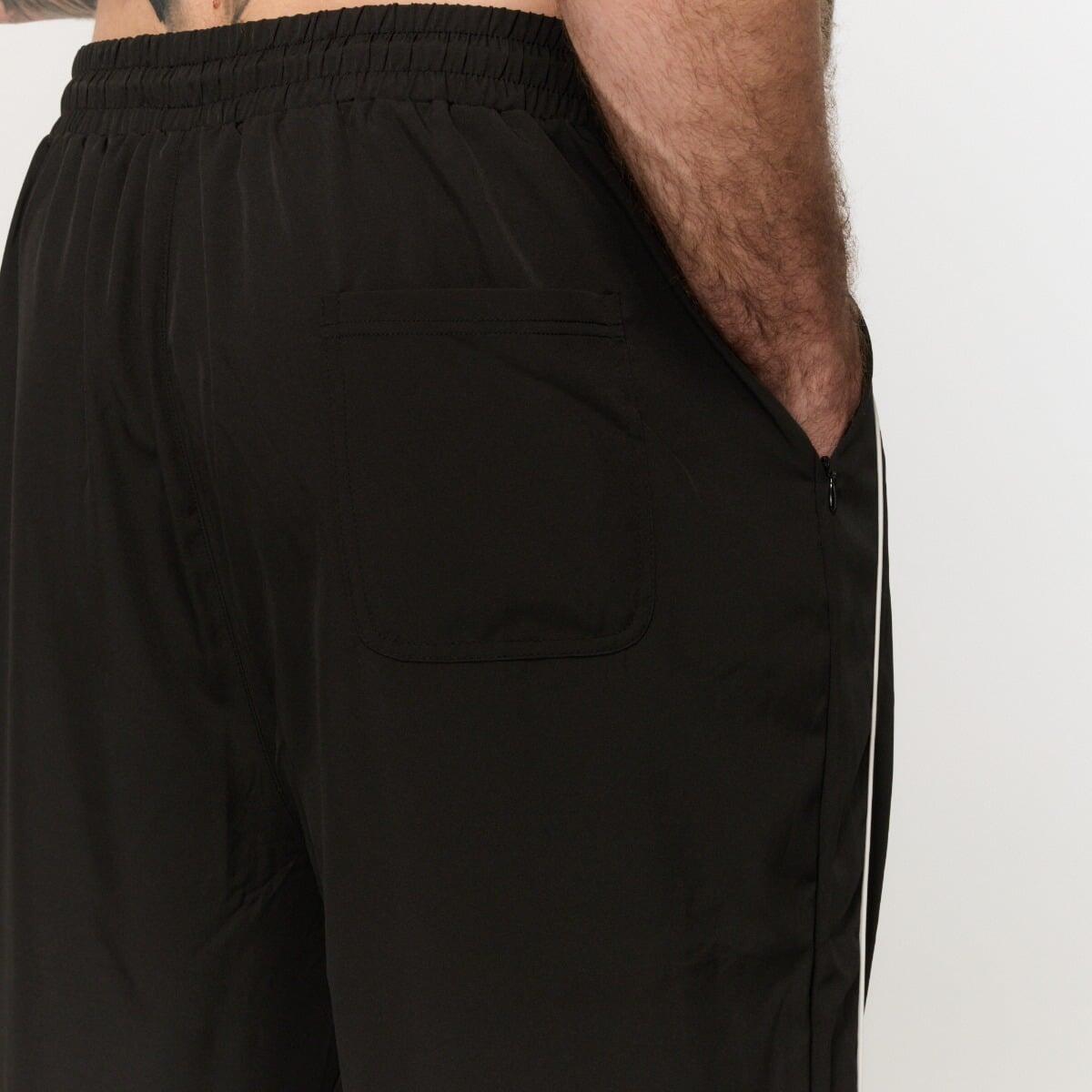 Pantaloni uomo oversize neri Varsity 3/7