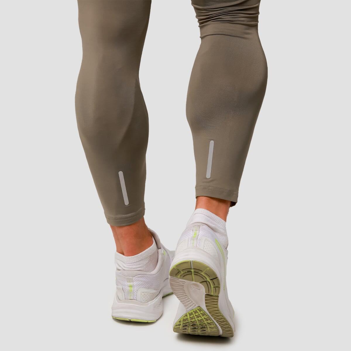 Legginsy męskie bieganie slim Pulse Vetiver 2/7