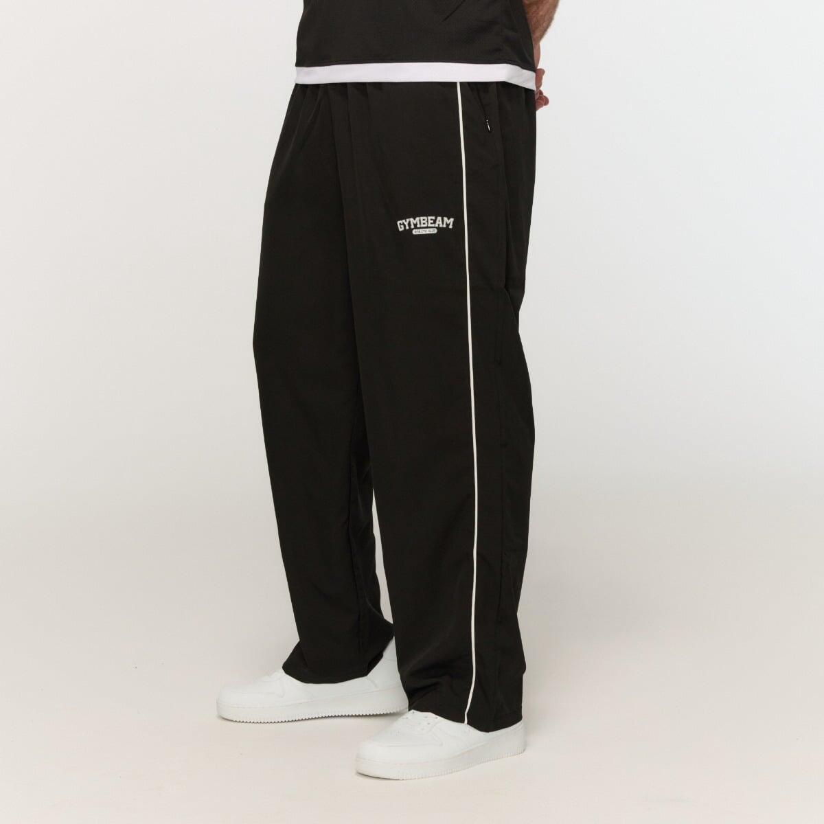 Pantaloni uomo oversize neri Varsity 2/7