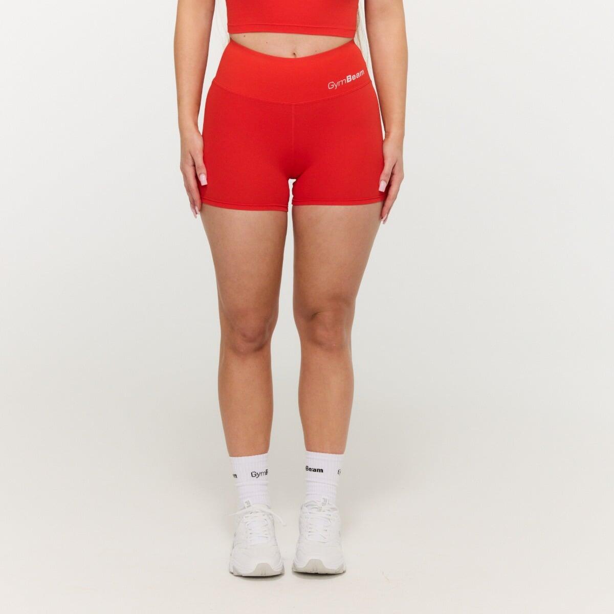 Pantaloncini donna fitness slim arancioni BEAT 2/7