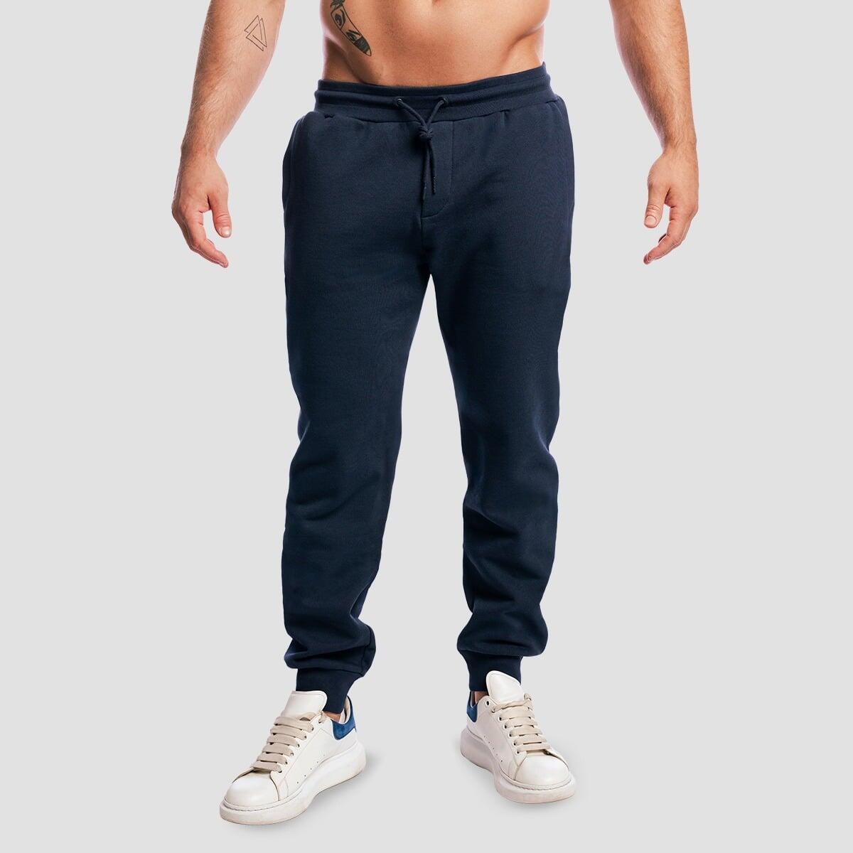 Spodnie dresowe męskie fitness oversize Base
