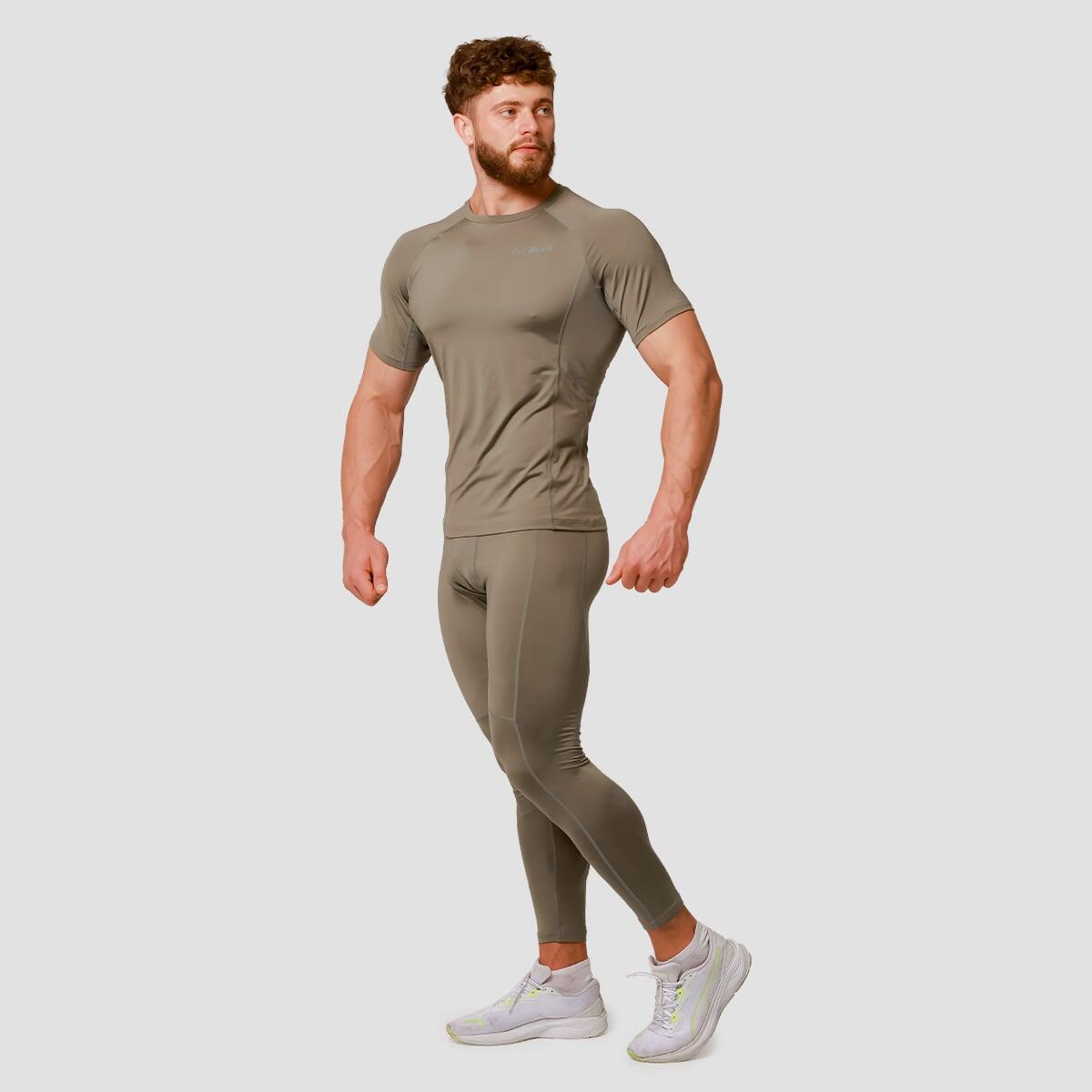Legginsy męskie bieganie slim Pulse Vetiver 4/7