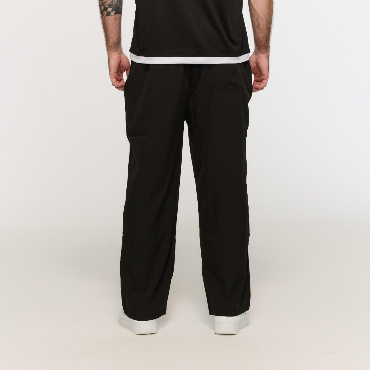 Pantaloni uomo oversize neri Varsity 4/7