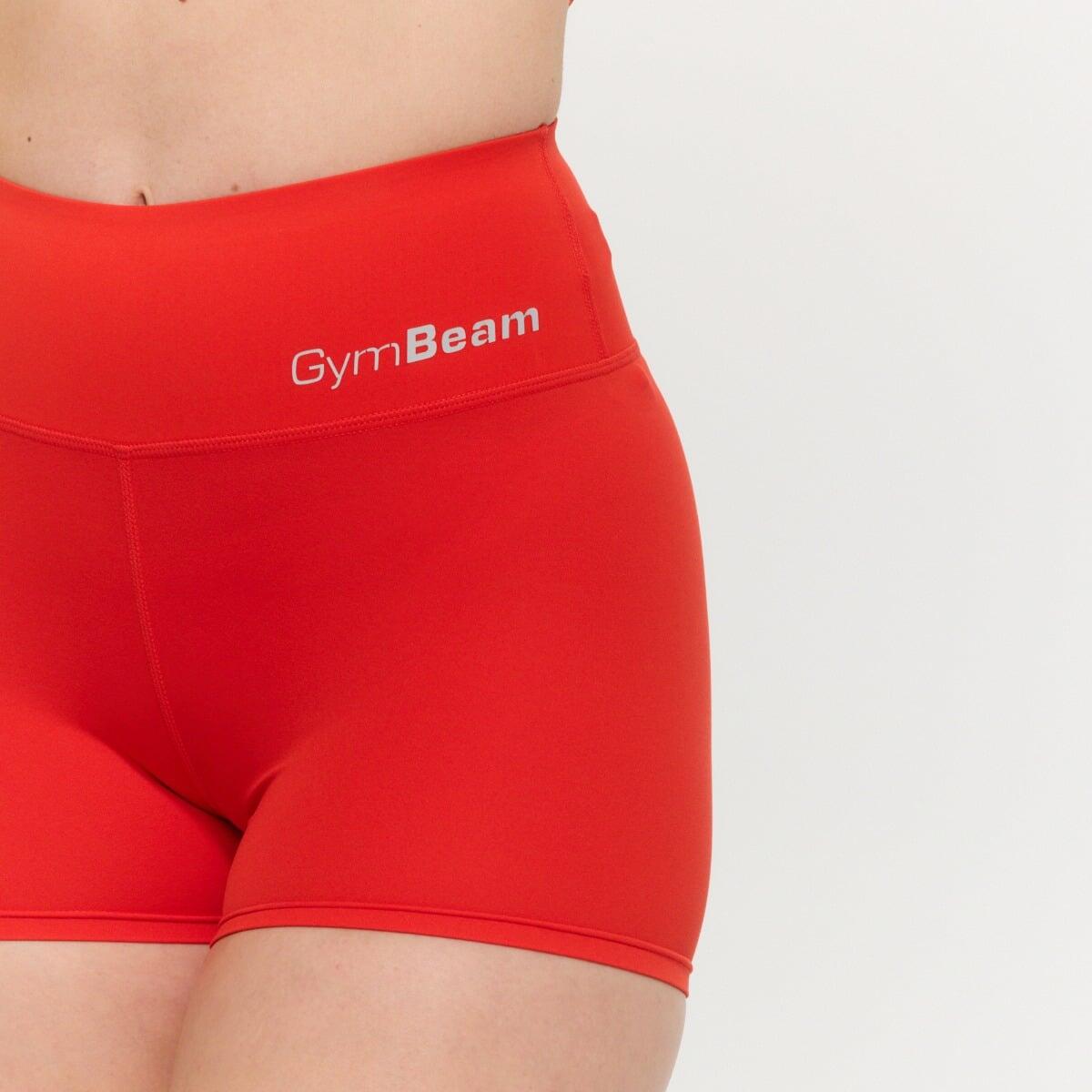 Pantaloncini donna fitness slim arancioni BEAT 5/7