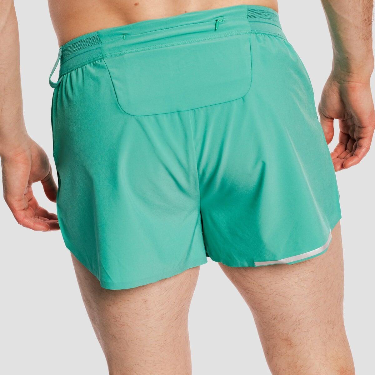 Pantaloncini uomo running traspiranti verdi Pulse X 4/7