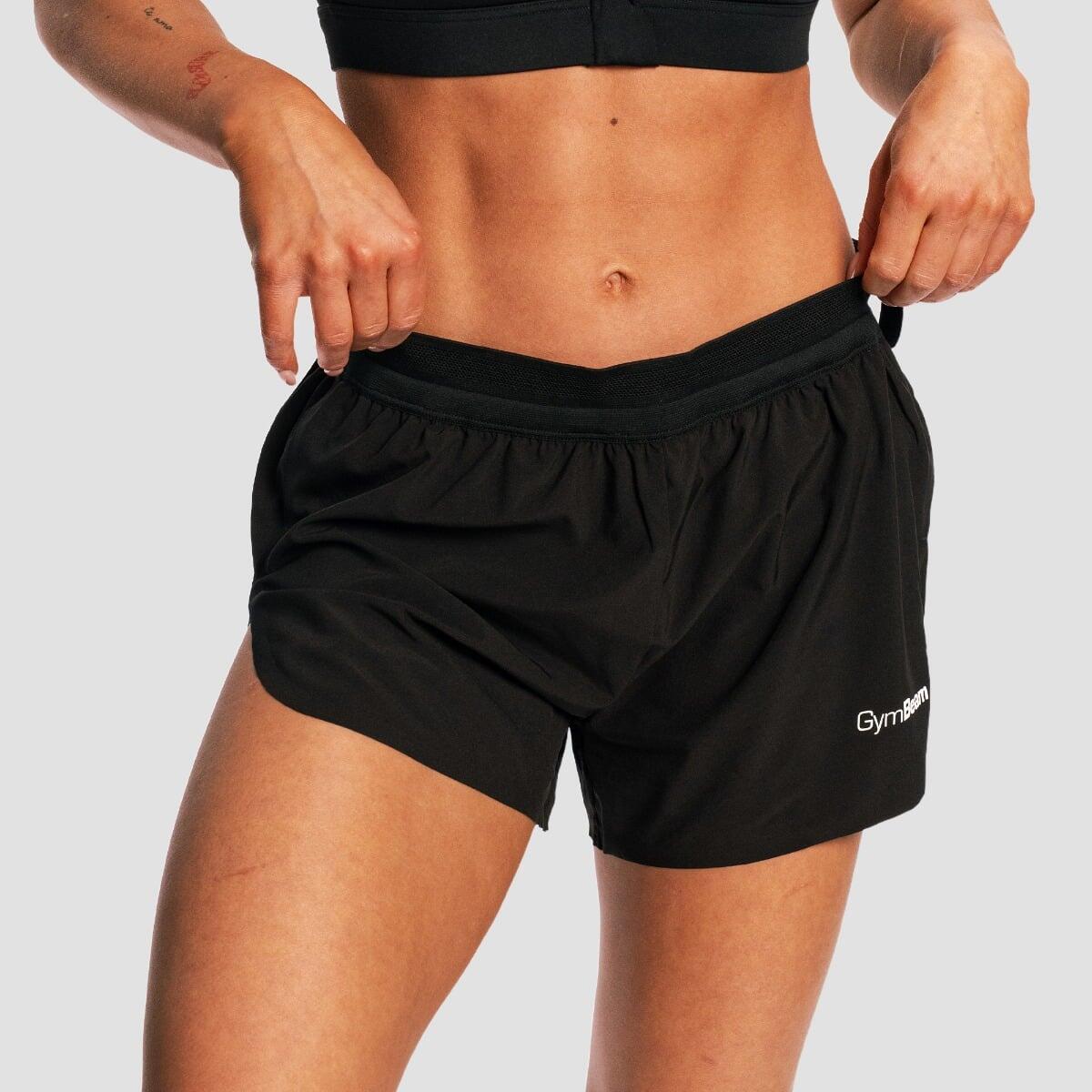 Pantaloncini donna running traspiranti neri Pulse X 2/7