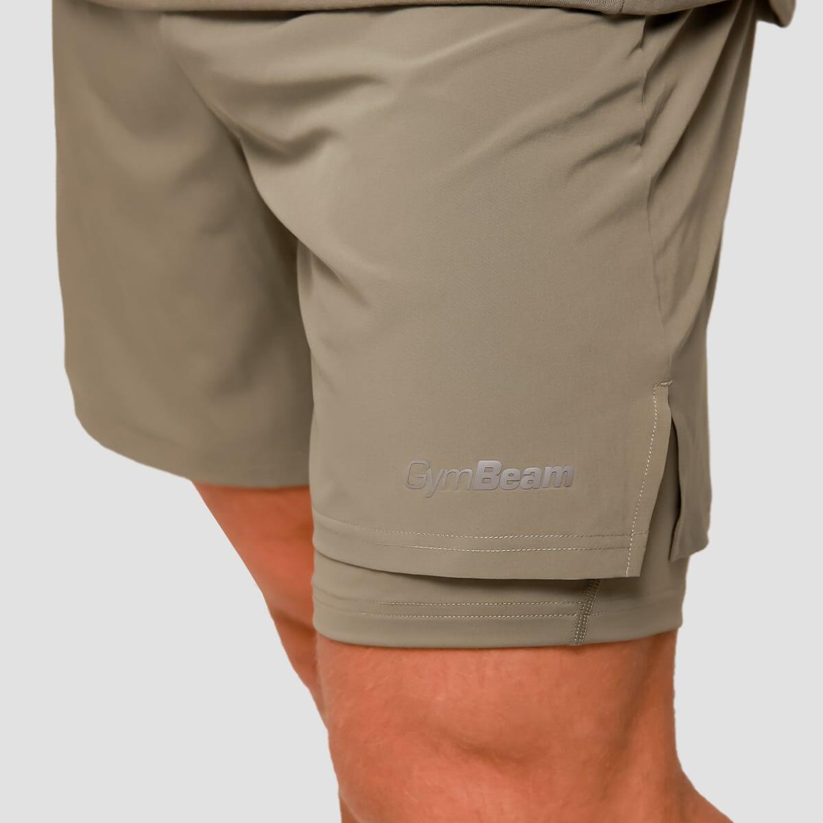 Pantaloncini uomo running slim verdi Pulse 2/7