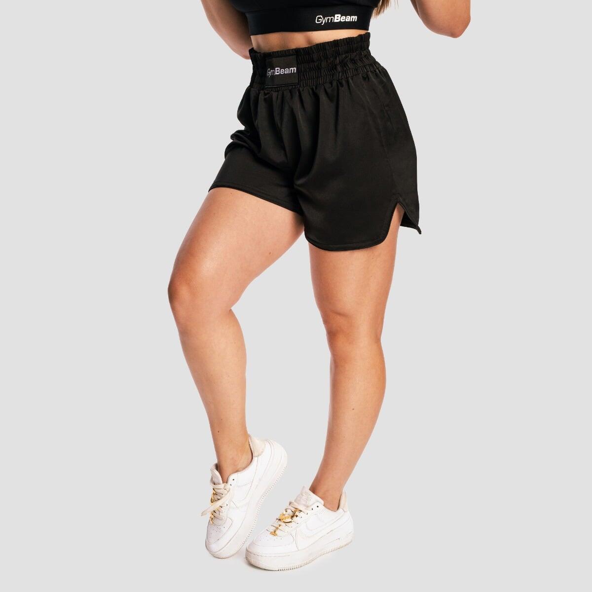 Pantaloncini donna boxing regular neri Combat Boxing 3/7