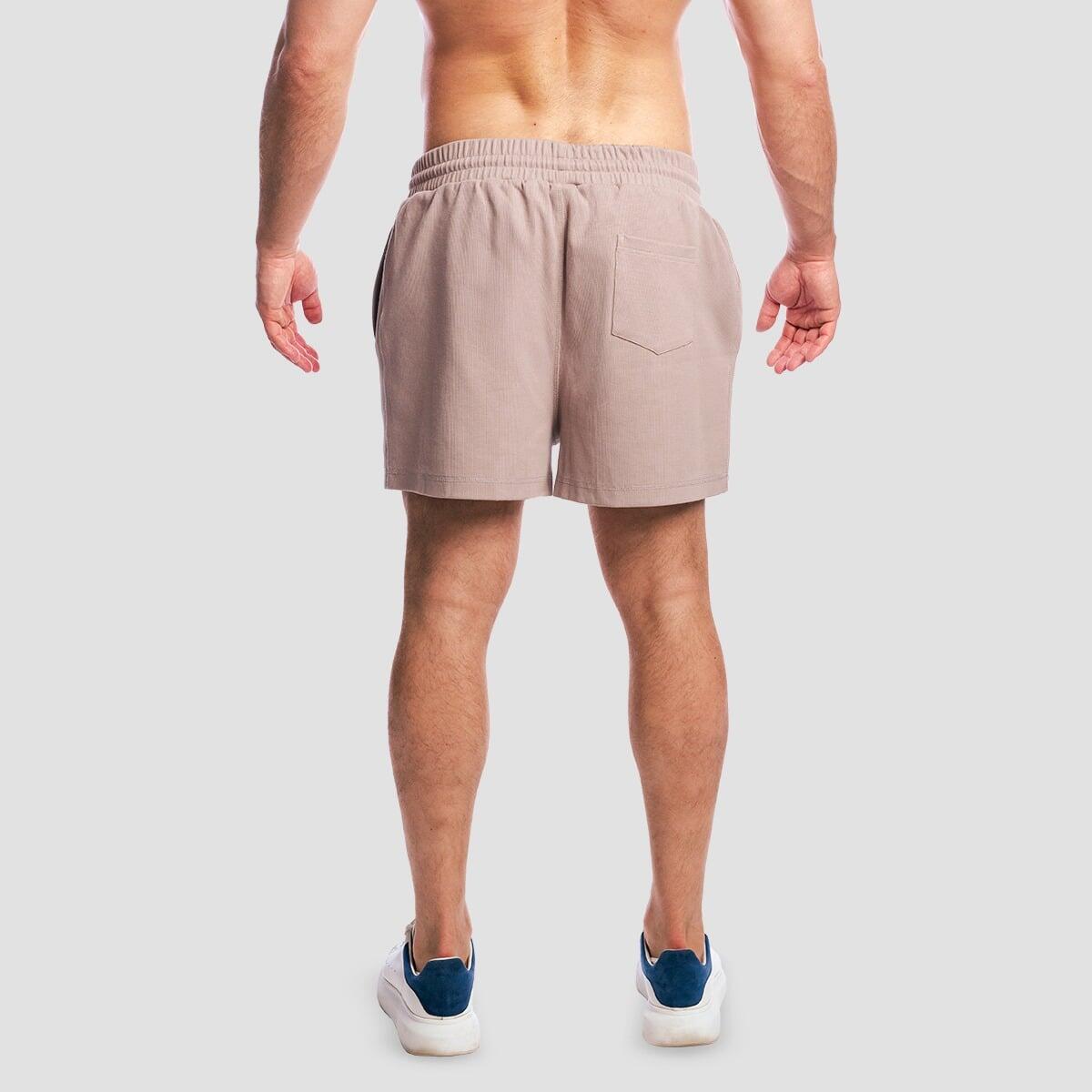 Pantaloncini uomo palestra oversize rosa Aura 3/7