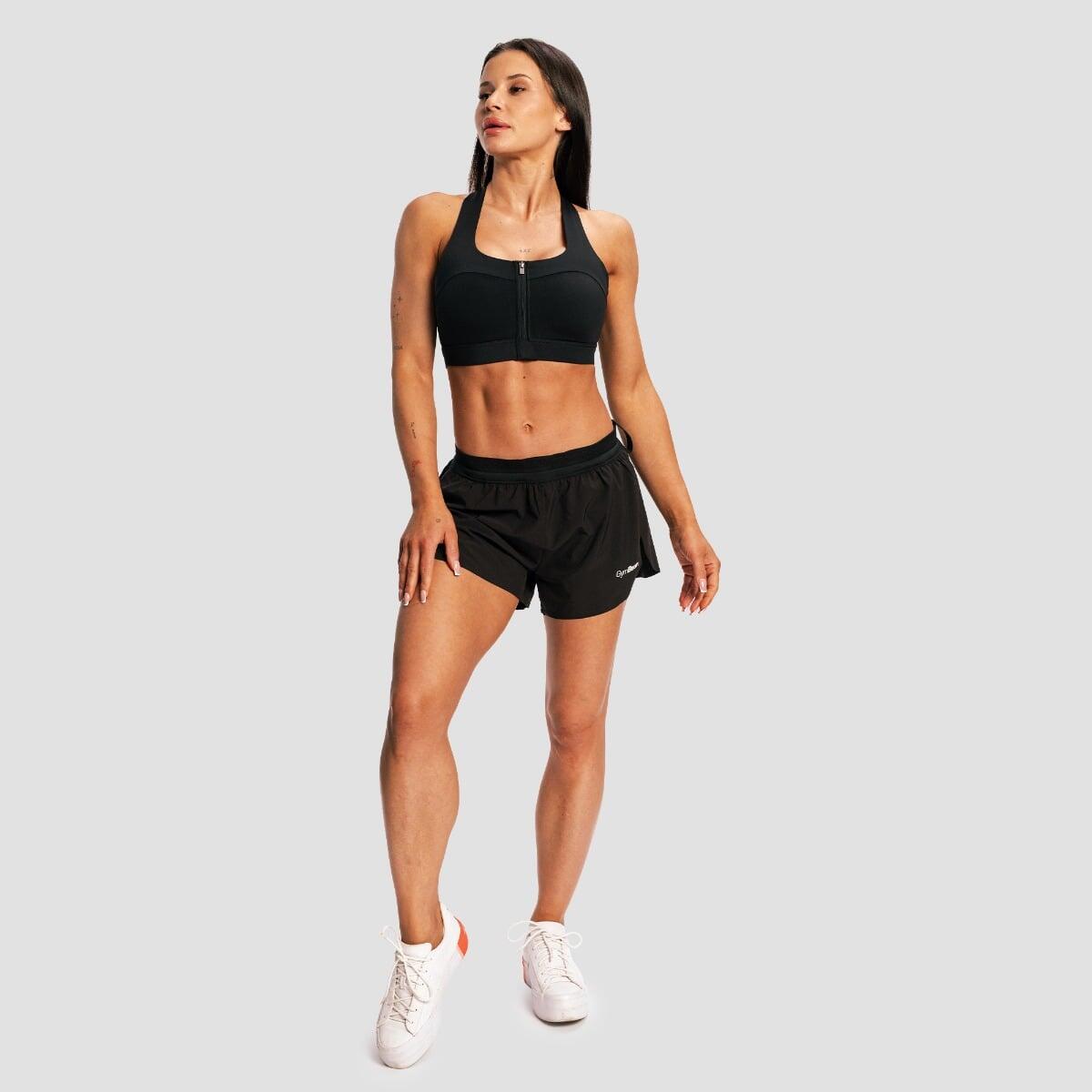 Pantaloncini donna running traspiranti neri Pulse X 5/7