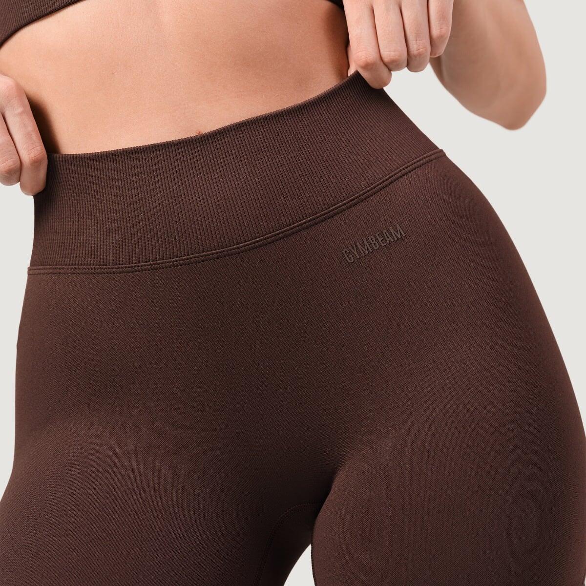 Pantaloncini donna fitness slim marroni NEO 5/7