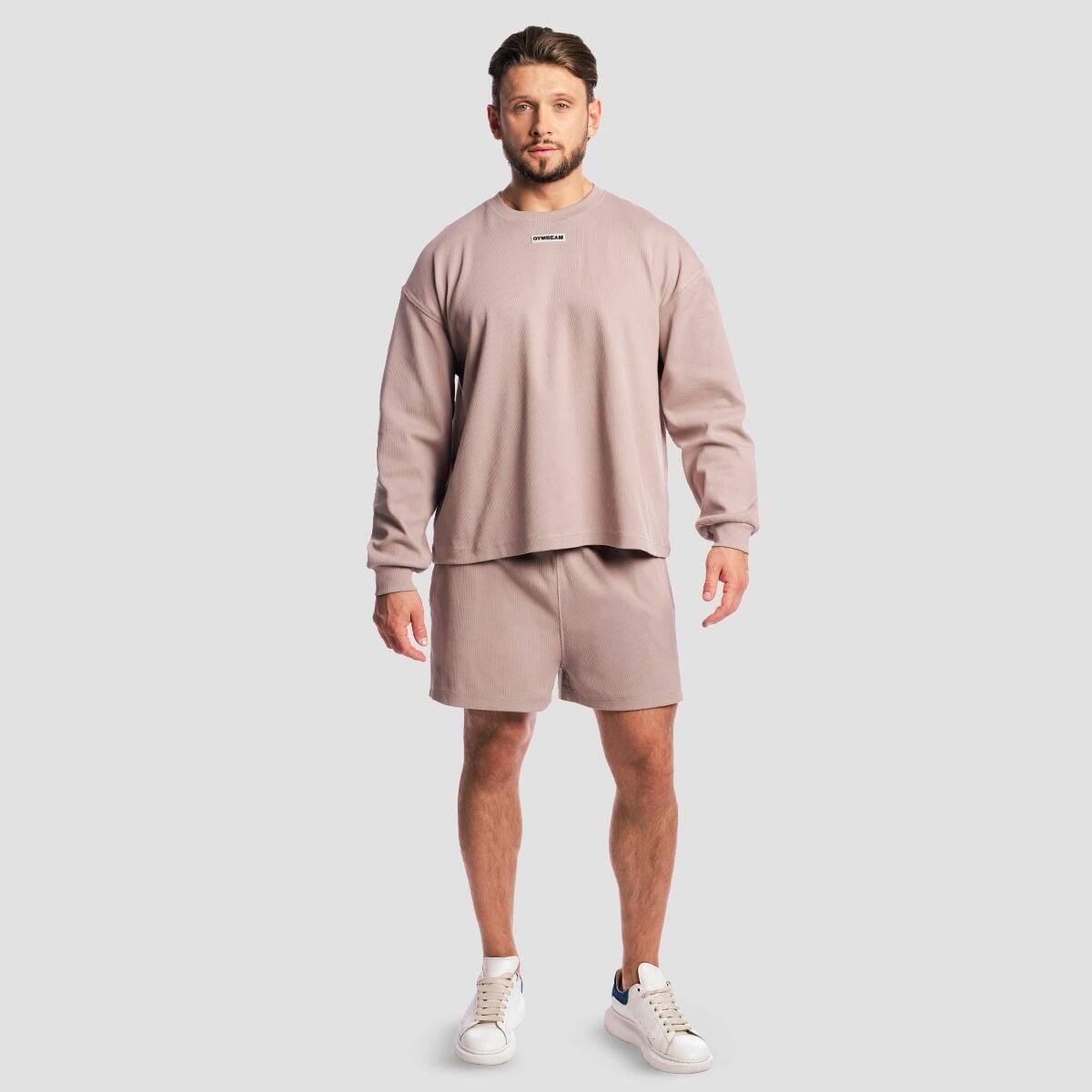 Pantaloncini uomo palestra oversize rosa Aura 5/7