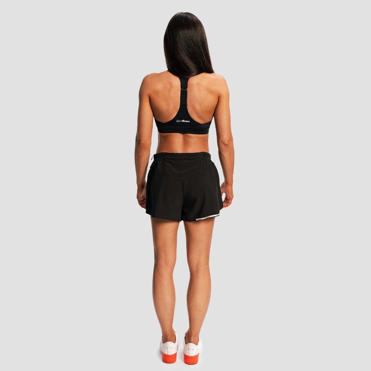Pantaloncini donna running traspiranti neri Pulse X 6/7