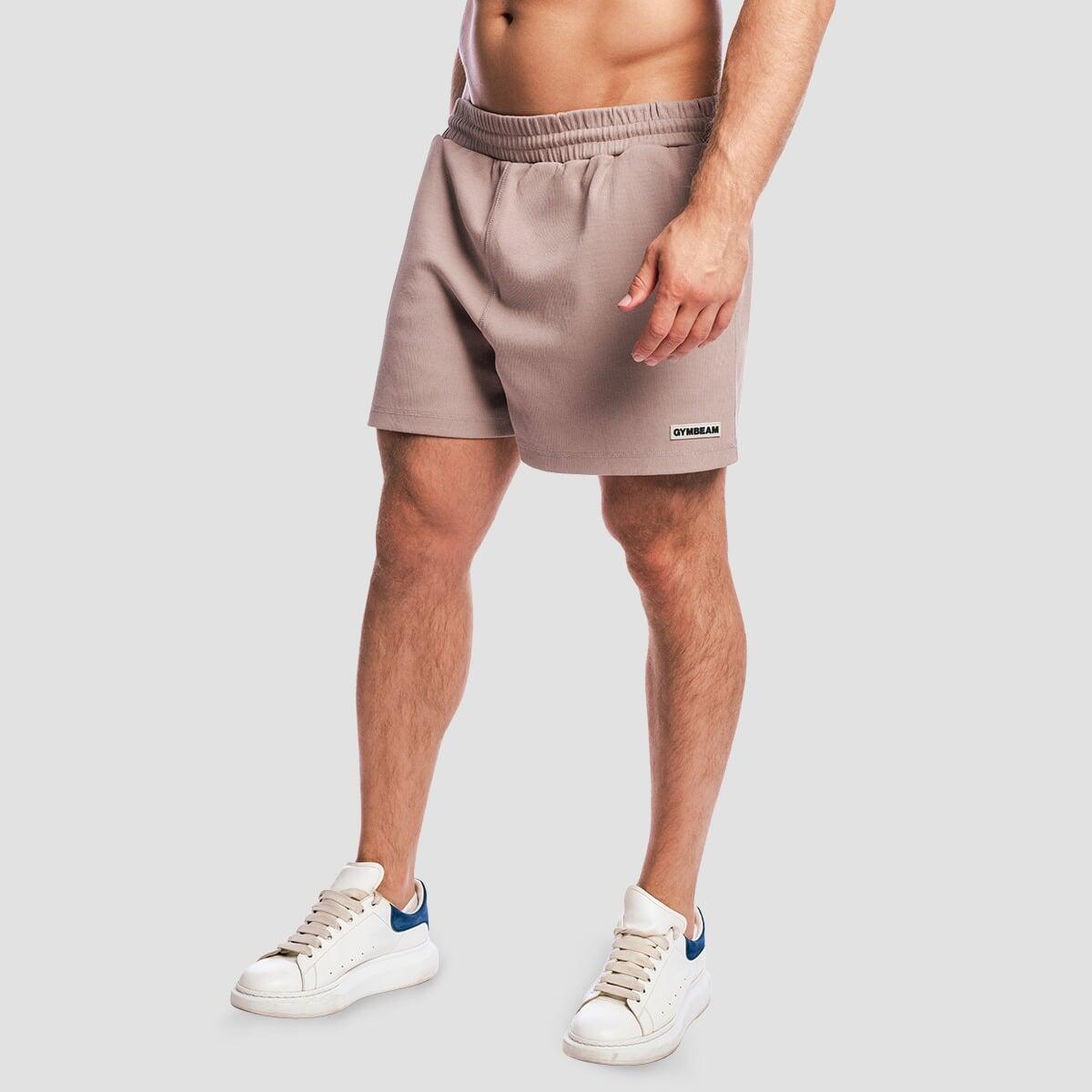 Pantaloncini uomo palestra oversize rosa Aura 4/7