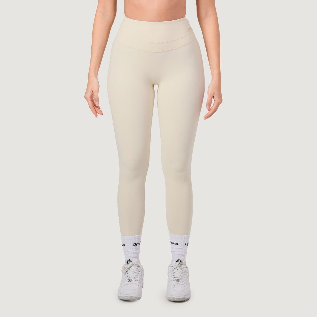 Legginsy damskie fitness z wysokim stanem NEO Almond 2/7