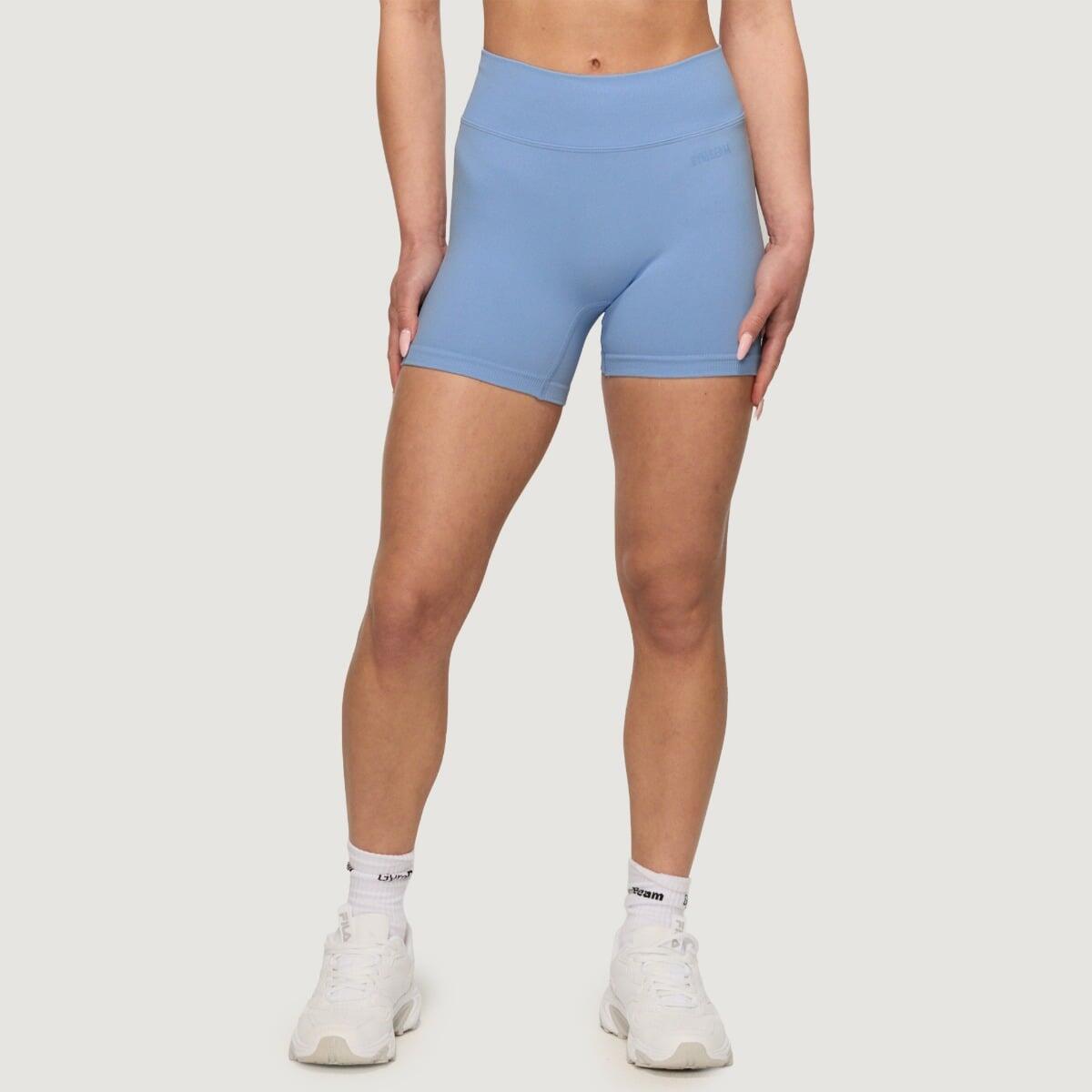 Pantaloncini donna fitness slim blu NEO 2/7