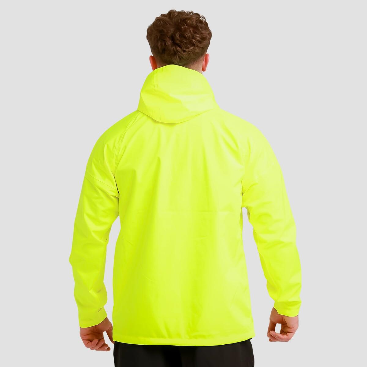 Giacca uomo trekking impermeabile gialla Smock 3/7