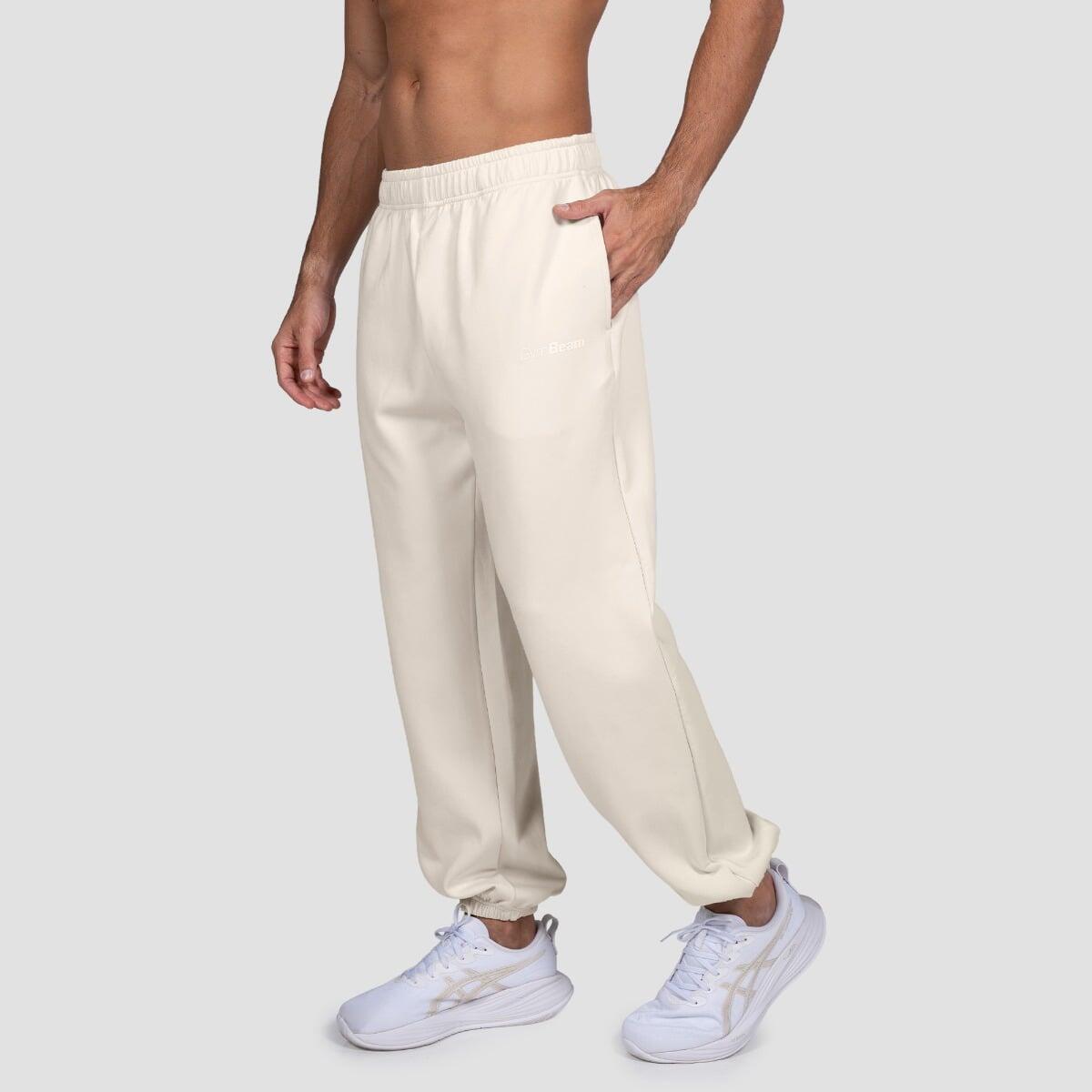 Pantaloni uomo tempo libero oversize crema Relay 3/7