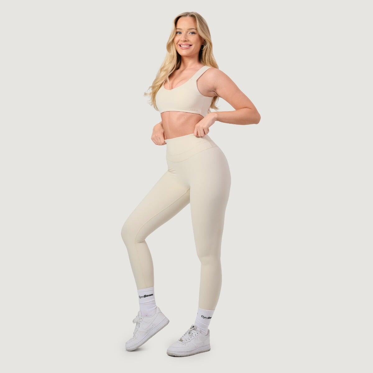Legginsy damskie fitness z wysokim stanem NEO Almond 6/7