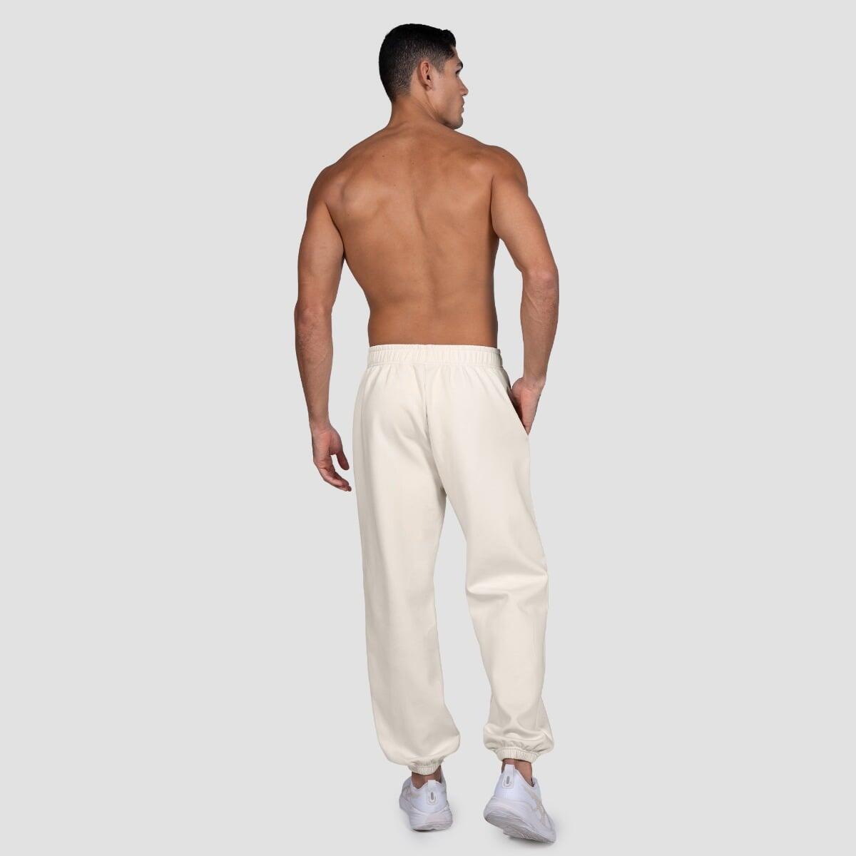 Pantaloni uomo tempo libero oversize crema Relay 5/7