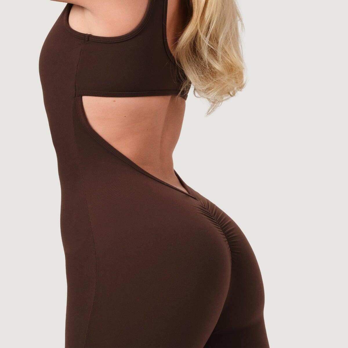 Tuta intera donna fitness slim moka NEO 2/7