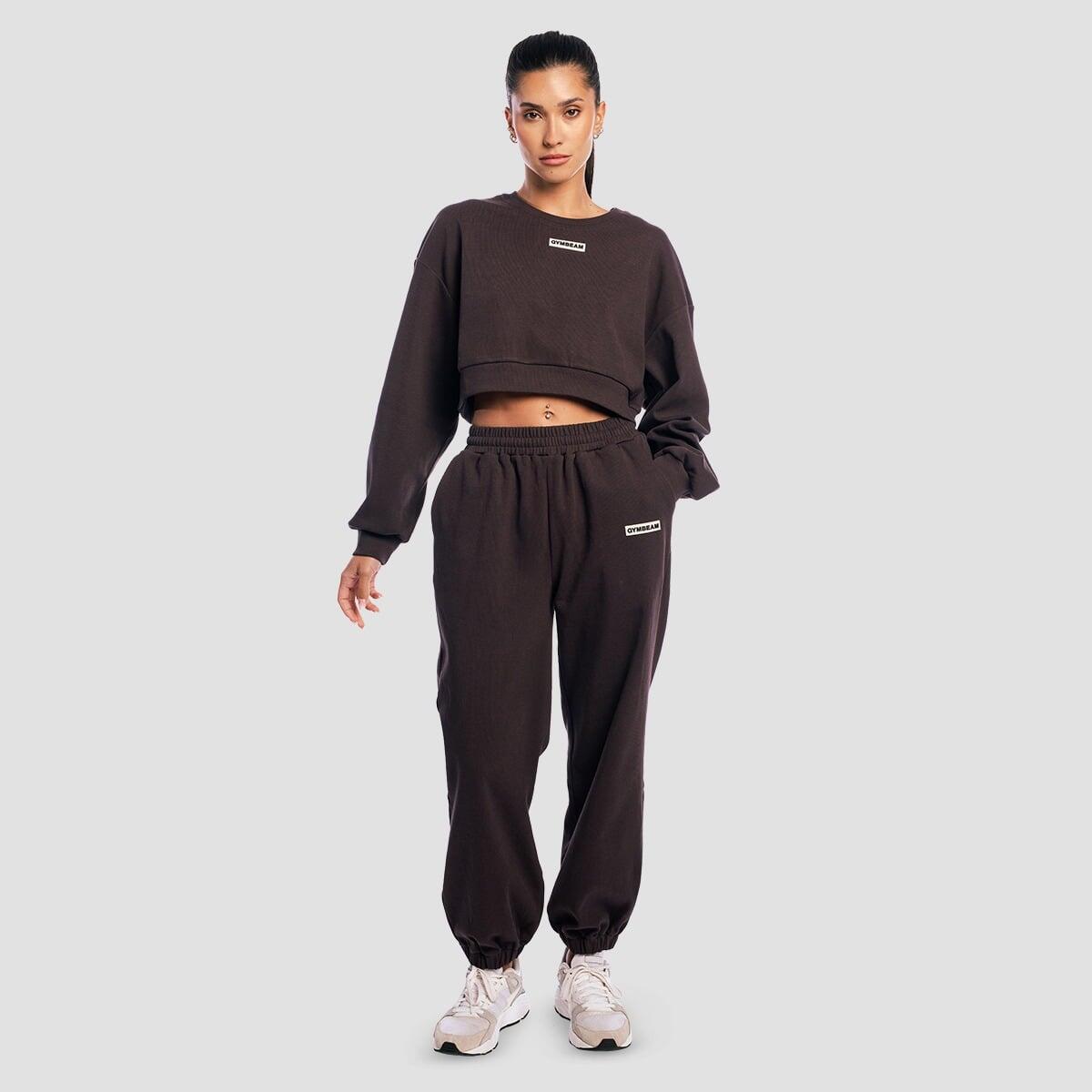 Pantaloni donna oversize marroni Aura 5/7