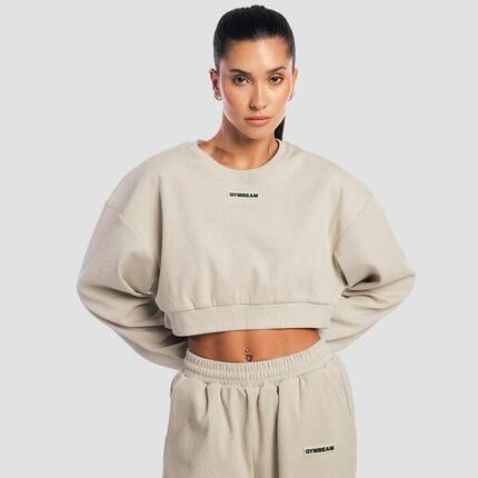 Bluza damska fitness krótka oversize Aura