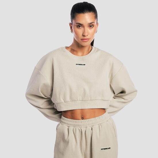 Bluza damska fitness krótka oversize Aura