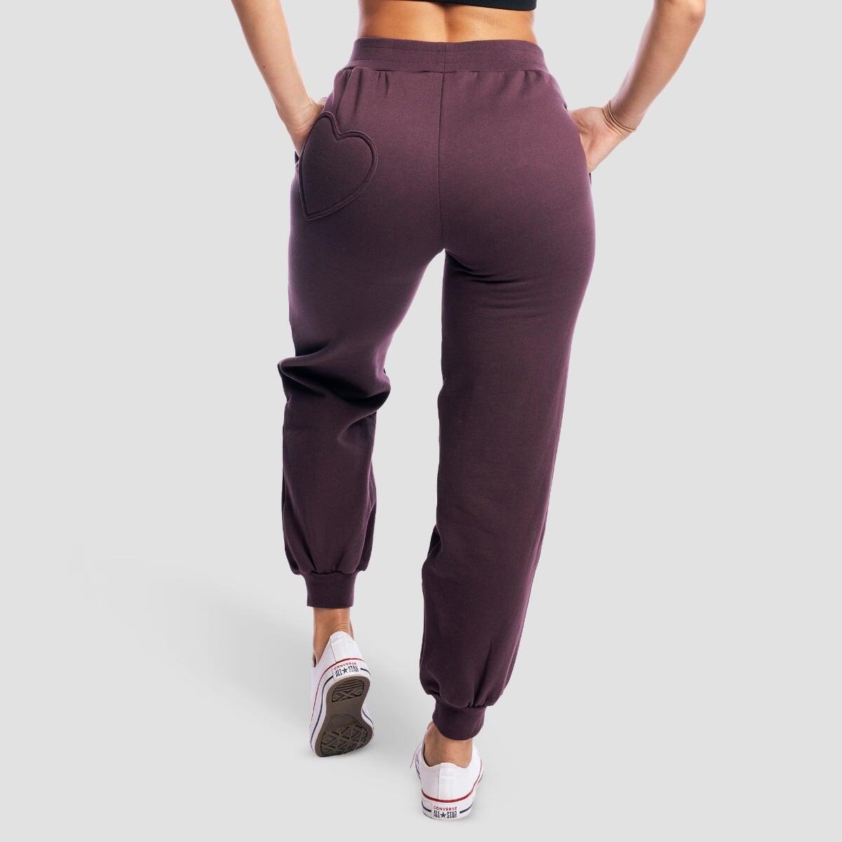 Pantaloni donna palestra oversize viola Eclipse 3/7