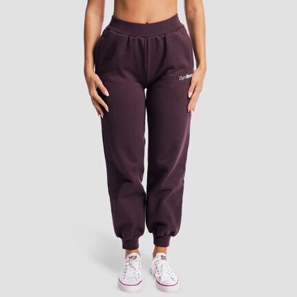 Spodnie damskie fitness jogger oversize z kieszeniami