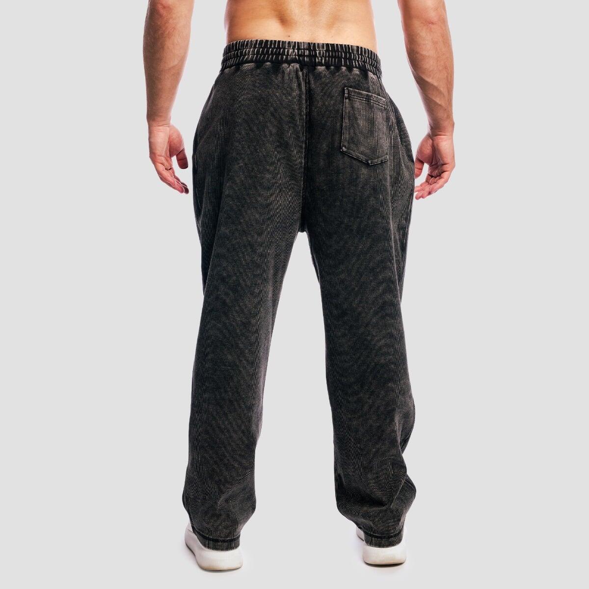 Pantaloni uomo oversize neri Aura 3/7
