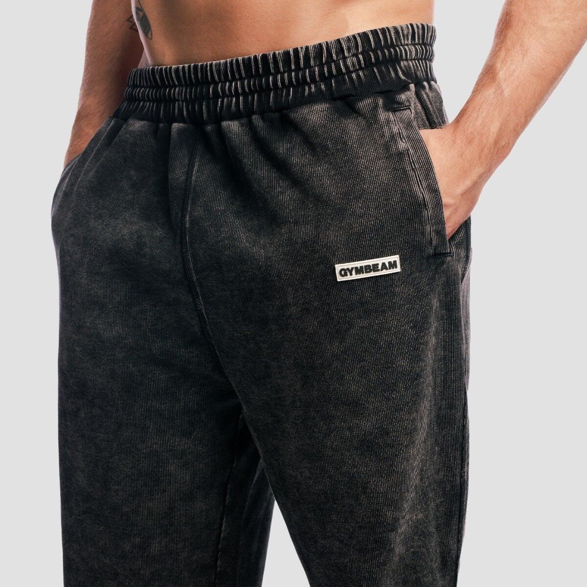 Pantaloni uomo oversize neri Aura 2/7