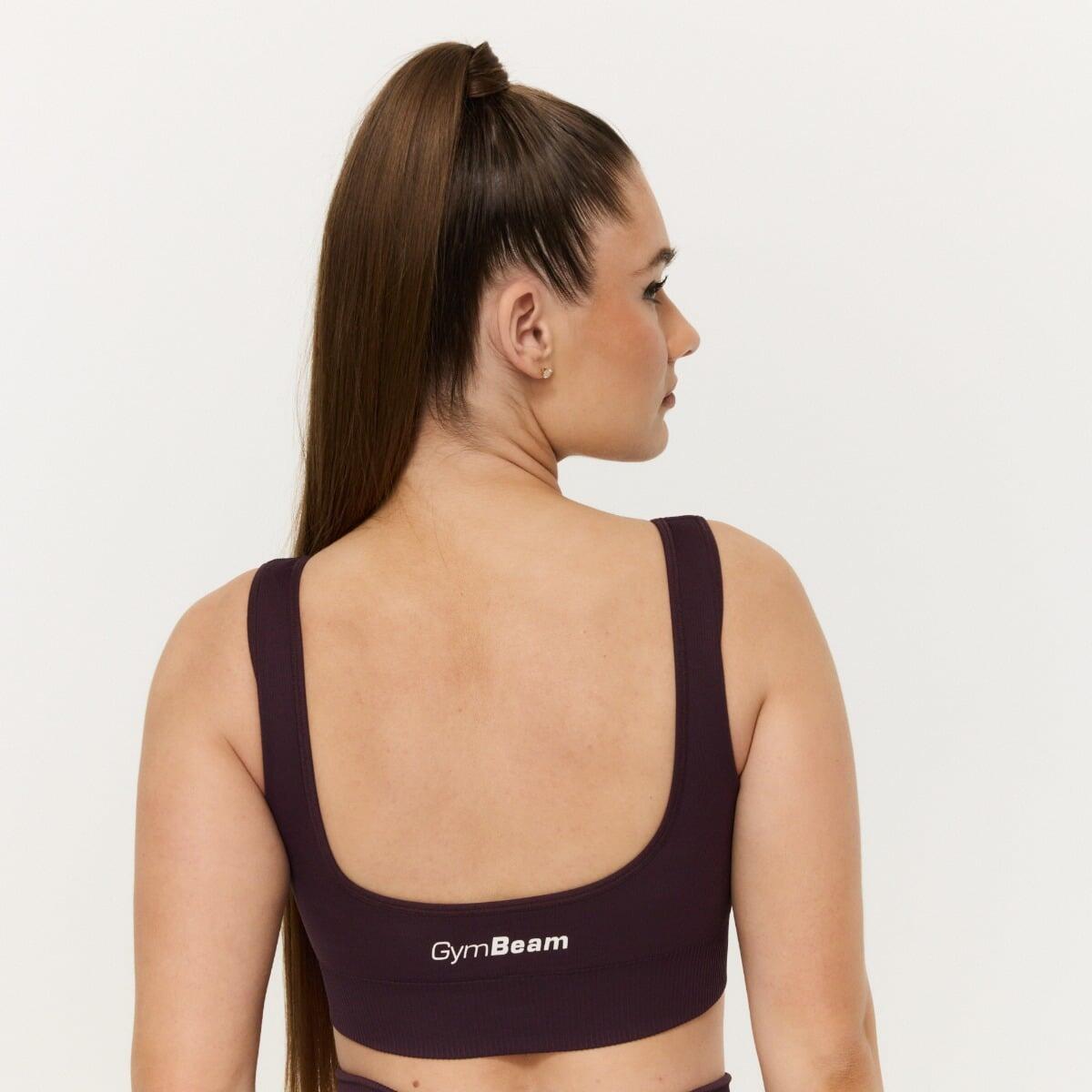 Reggiseno sportivo donna palestra traspirante viola GymBabe 4/5