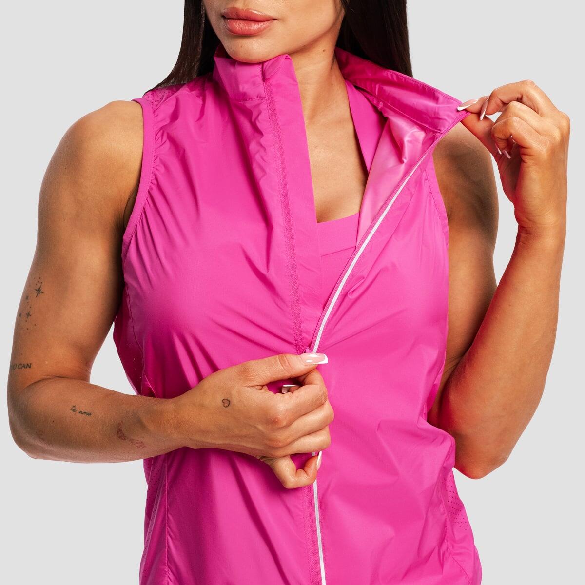 Gilet donna running senza maniche viola Pulse X 2/7