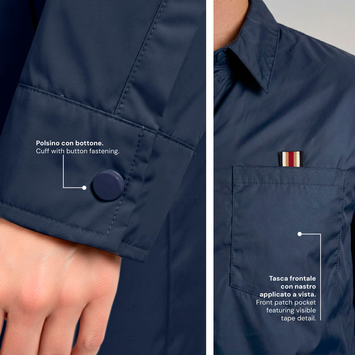 Giacca Overshirt Impermeabile Uomo 6/7