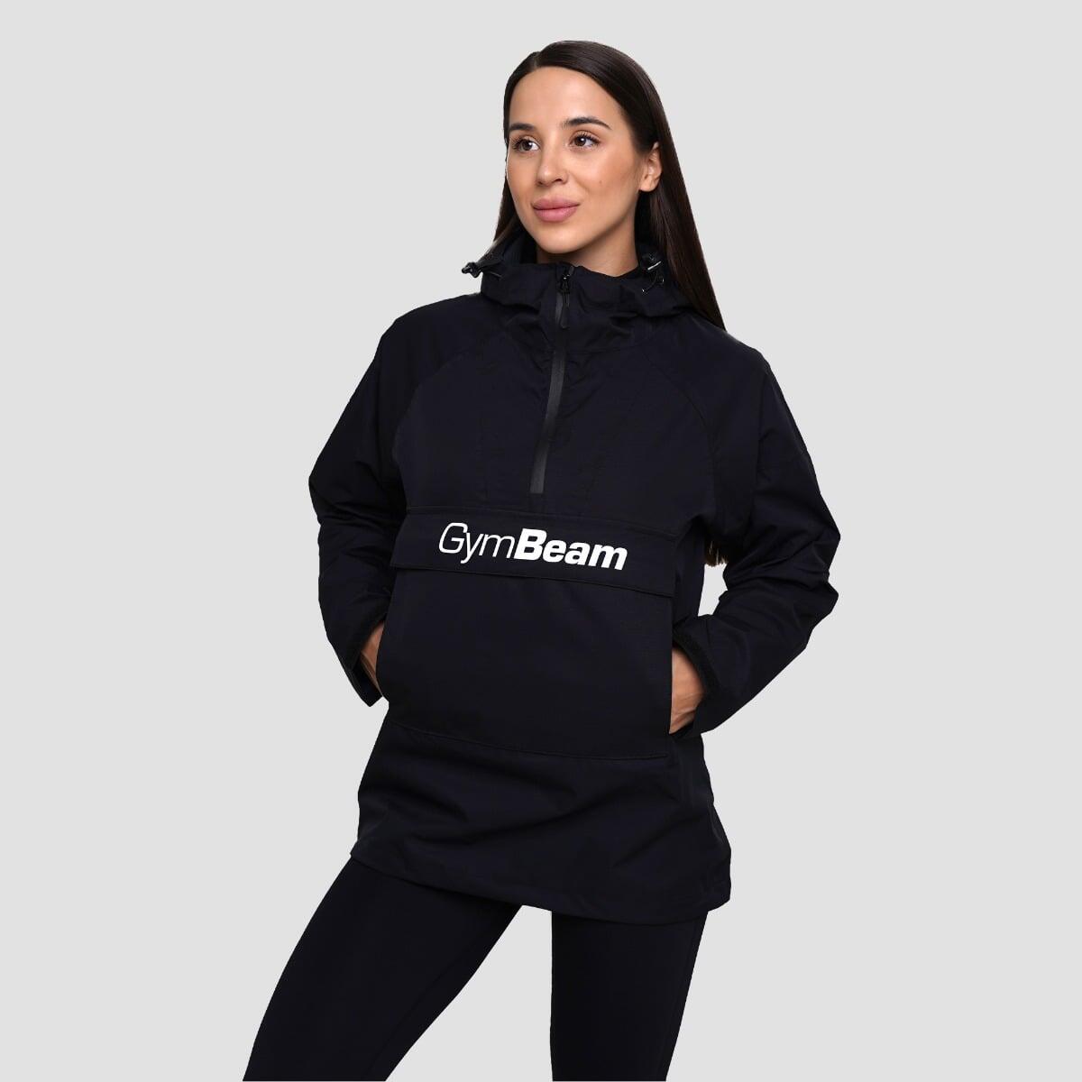 Giacca donna trekking impermeabile nera Smock 4/7