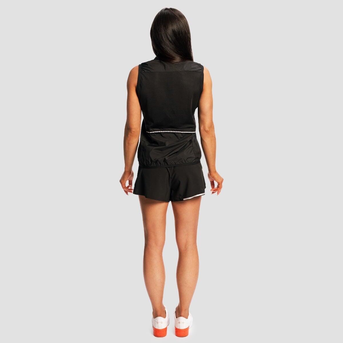 Gilet donna running senza maniche nero Pulse X 6/7