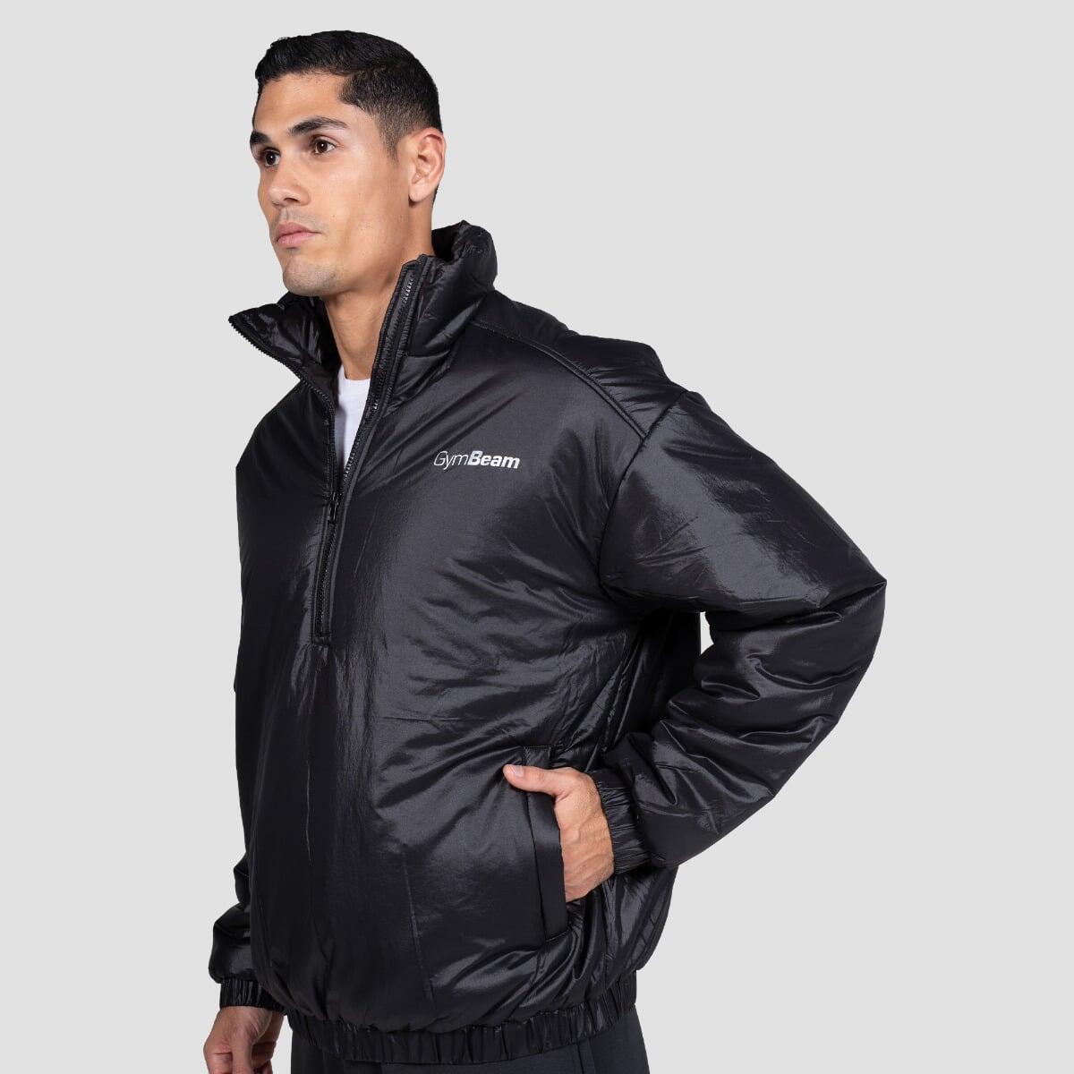Giacca uomo 1/2 zip nera Prime 3/7