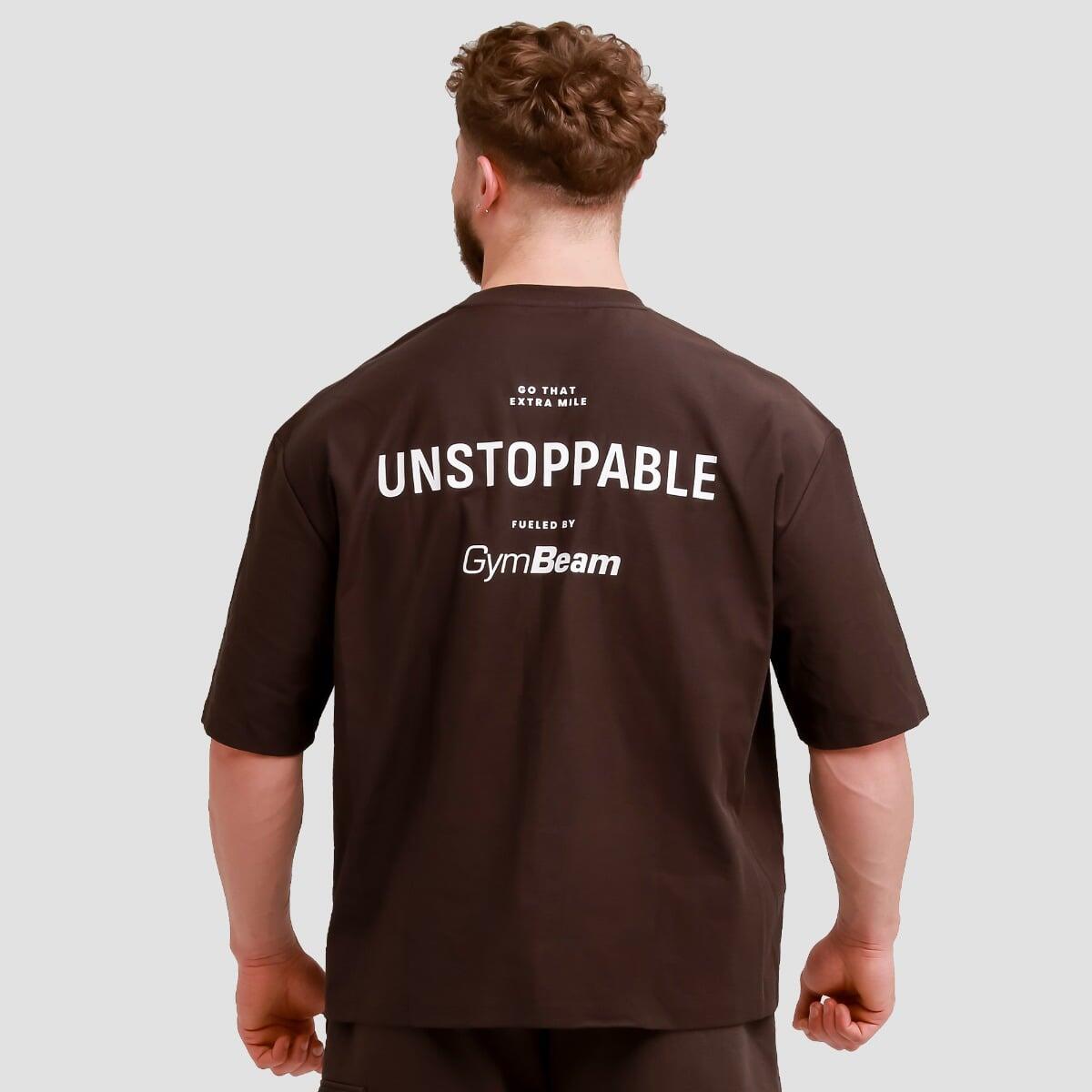 T-shirt uomo oversize marrone Unstoppable 4/7