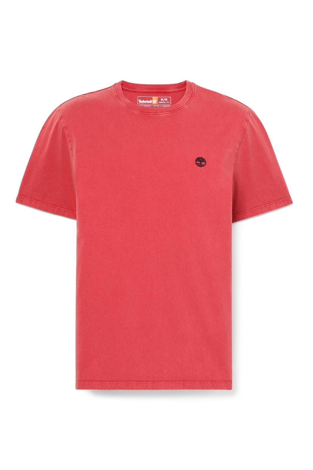 TIMBERLAND – Herren-Regulär-T-Shirt in durchgefärbtem Schwarz 2/3
