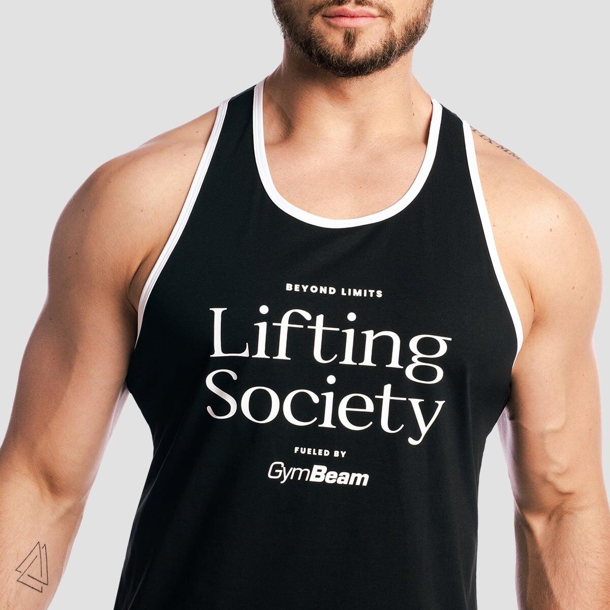 Canotta uomo bodybuilding nera Lifting Society 2/7