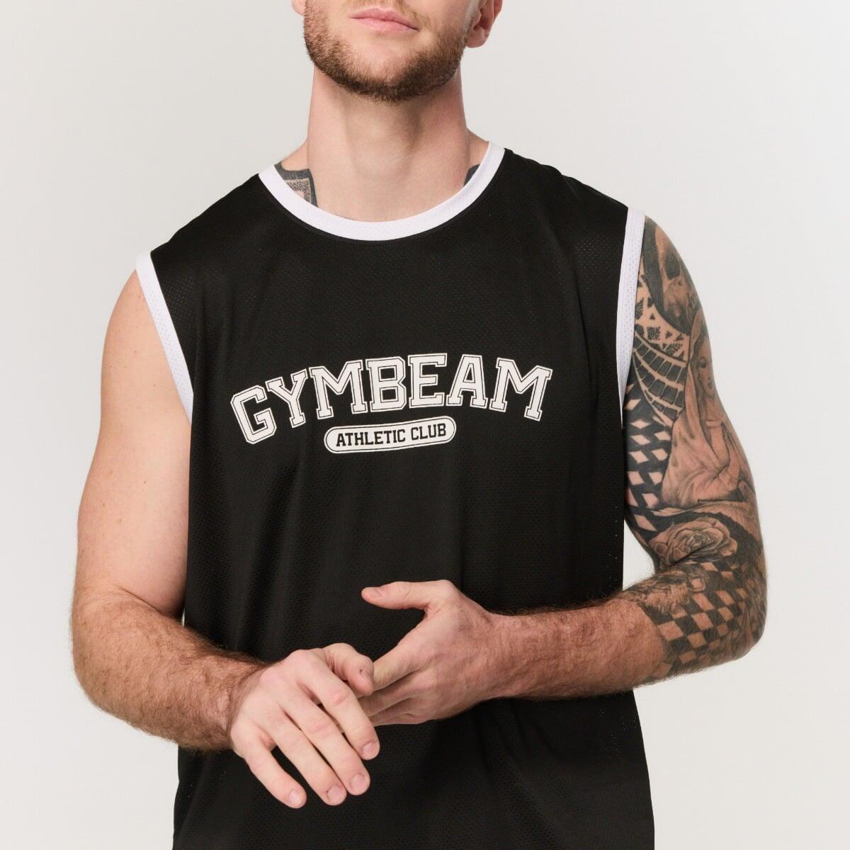 Canotta uomo basket oversize nera Varsity 4/7