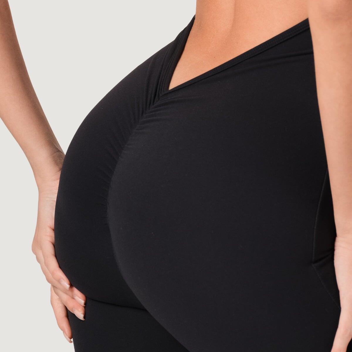 Kombinezon damski fitness bez rękawów slim fit NEO Black 3/7