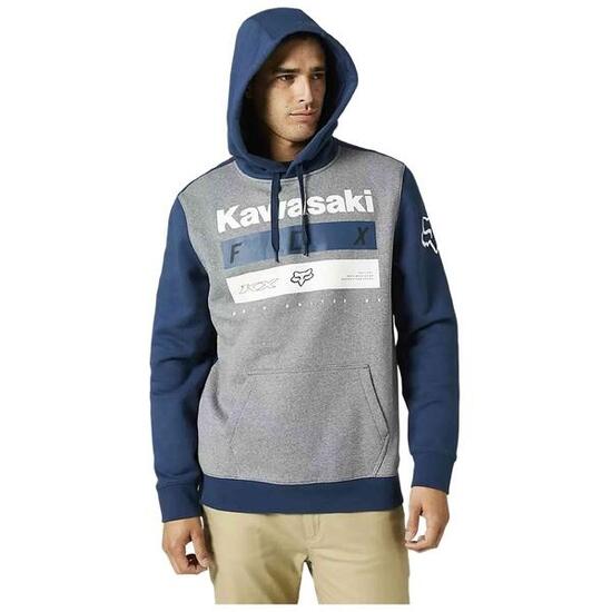 Canottiera Fox modello Fox Racing Men's Kawasaki Pullover Fleece per uomini