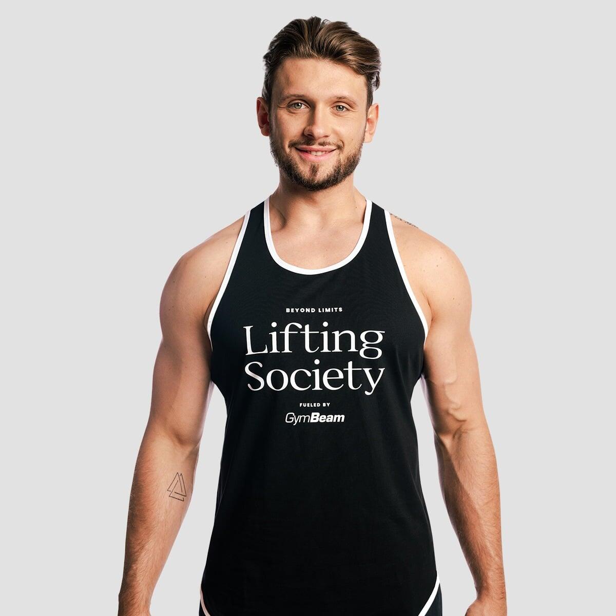Canotta uomo bodybuilding nera Lifting Society 4/7