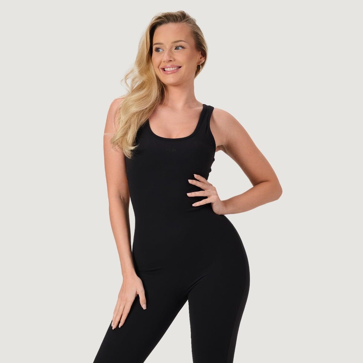 Kombinezon damski fitness bez rękawów slim fit NEO